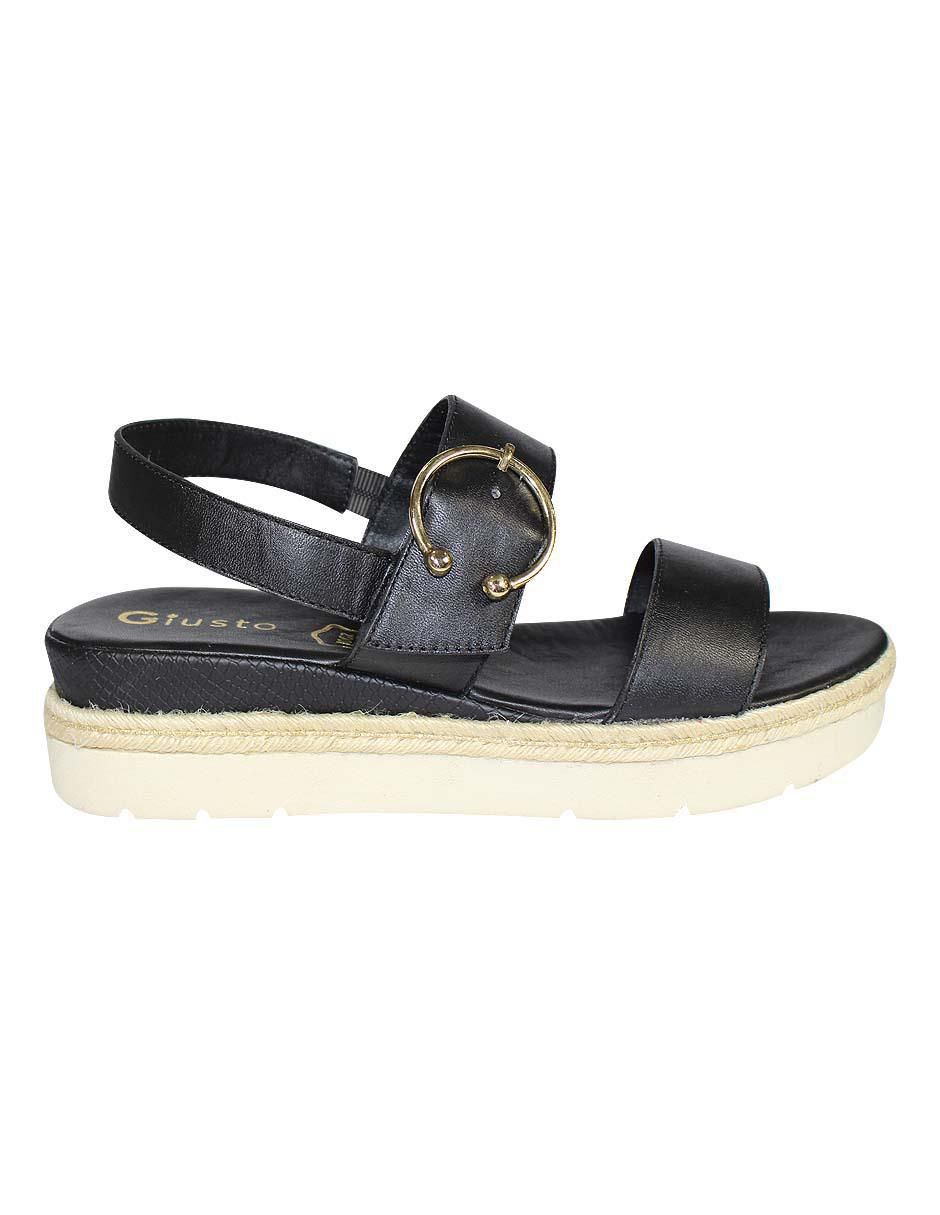 Sandalias con broche para mujer