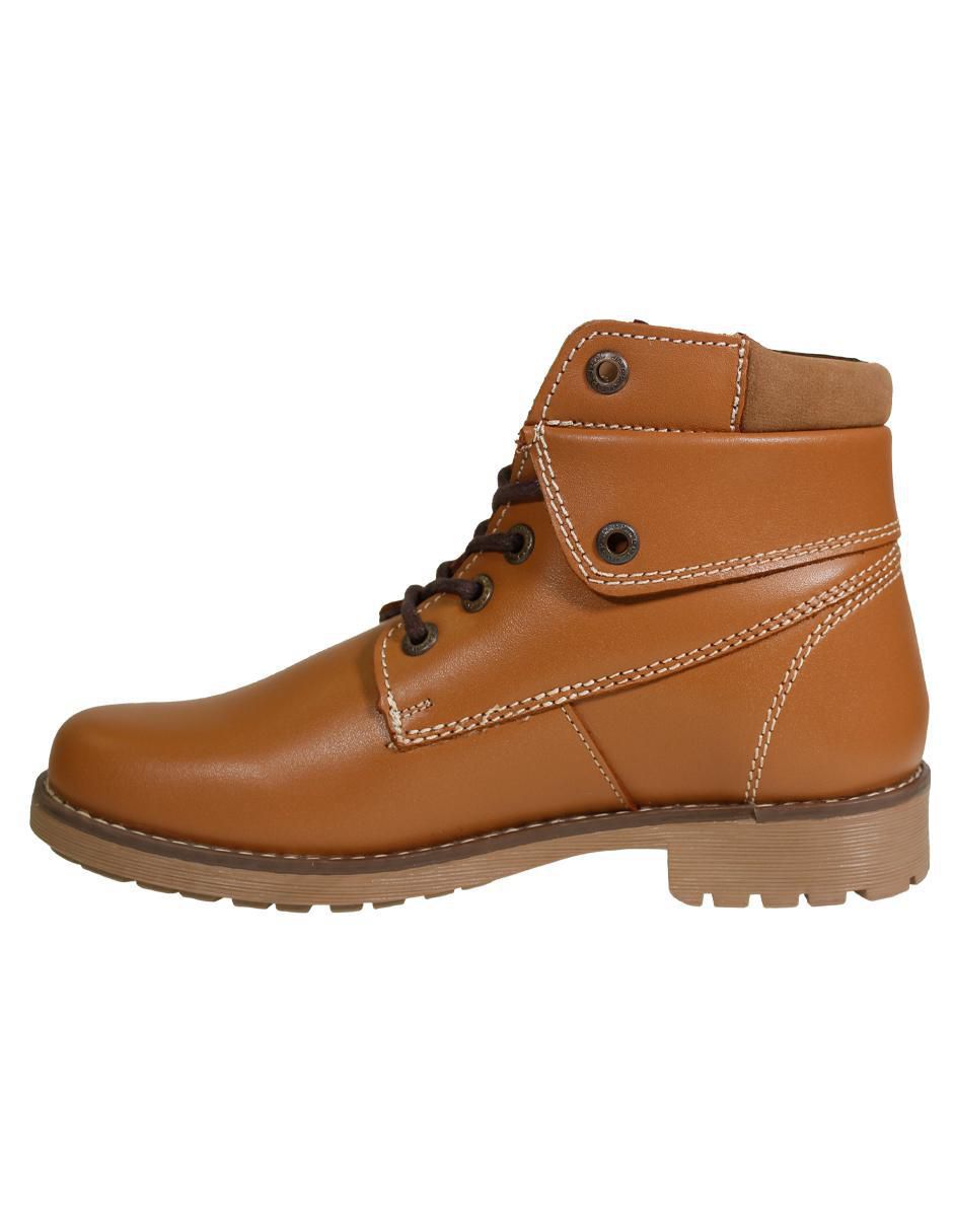 Bota arriba del tobillo de piel para mujer 3