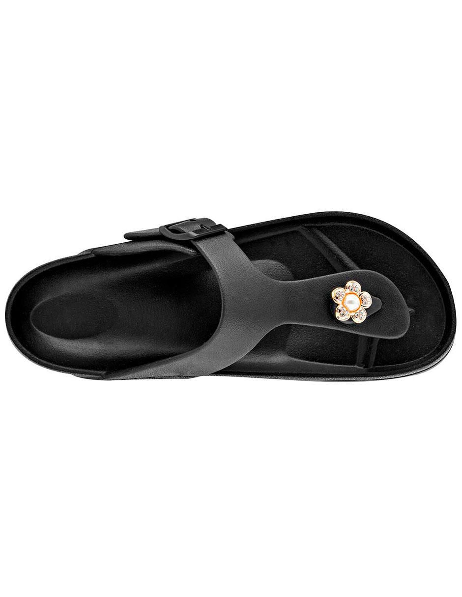 Sandalias con flor para mujer 2