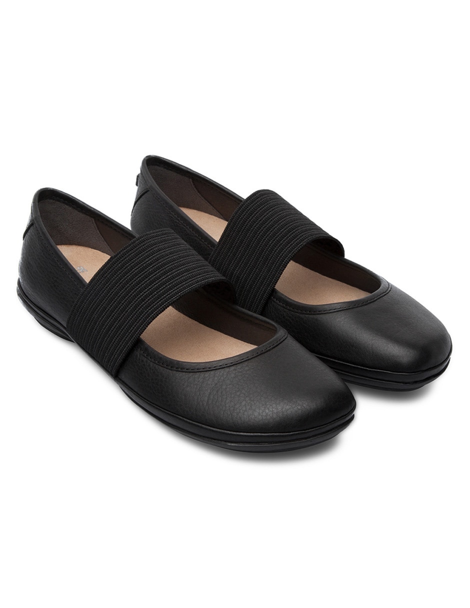 Balerina de piel para mujer