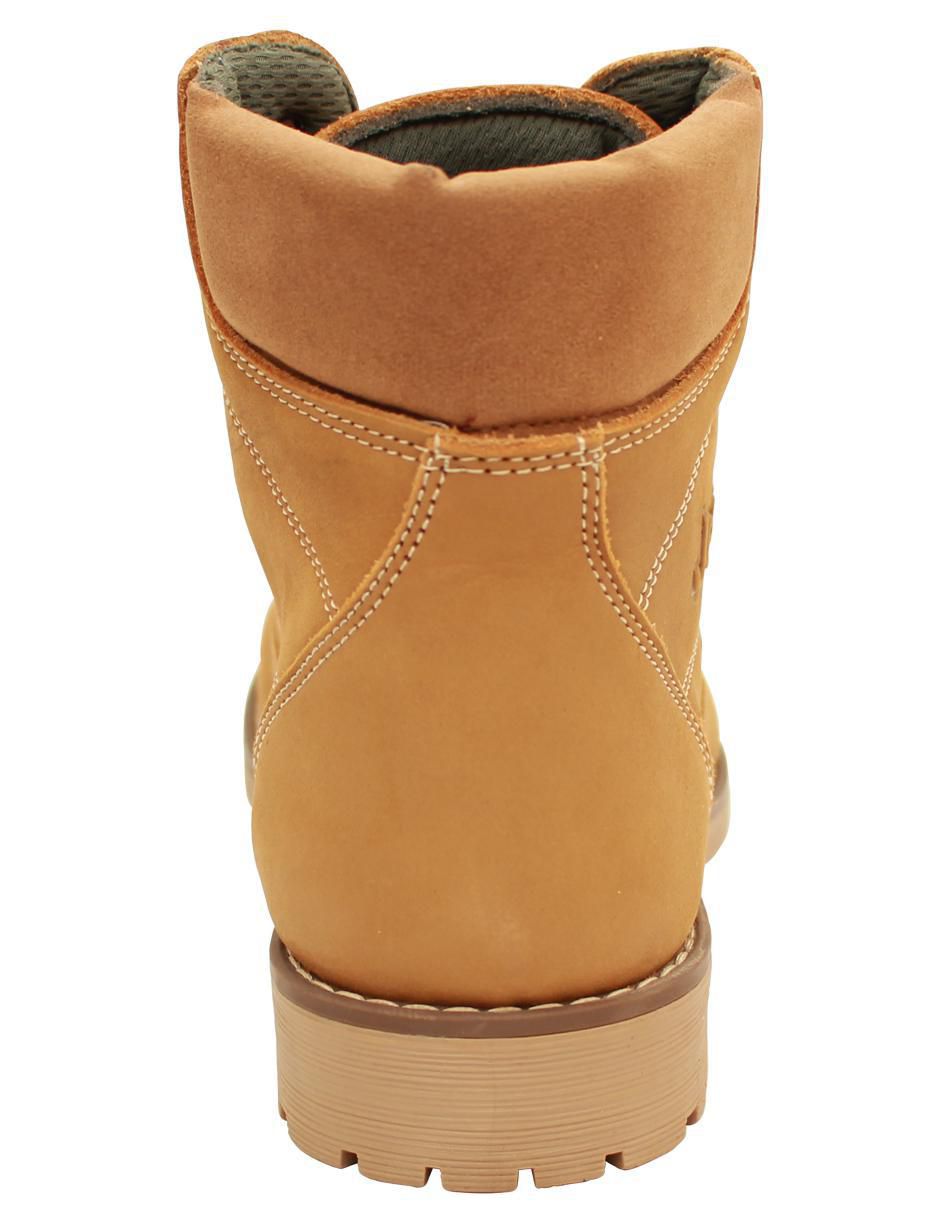 Bota arriba del tobillo de piel para mujer 3