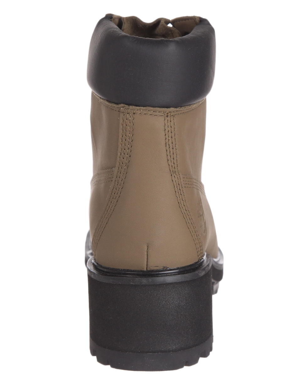 Bota arriba del tobillo de piel para mujer 3
