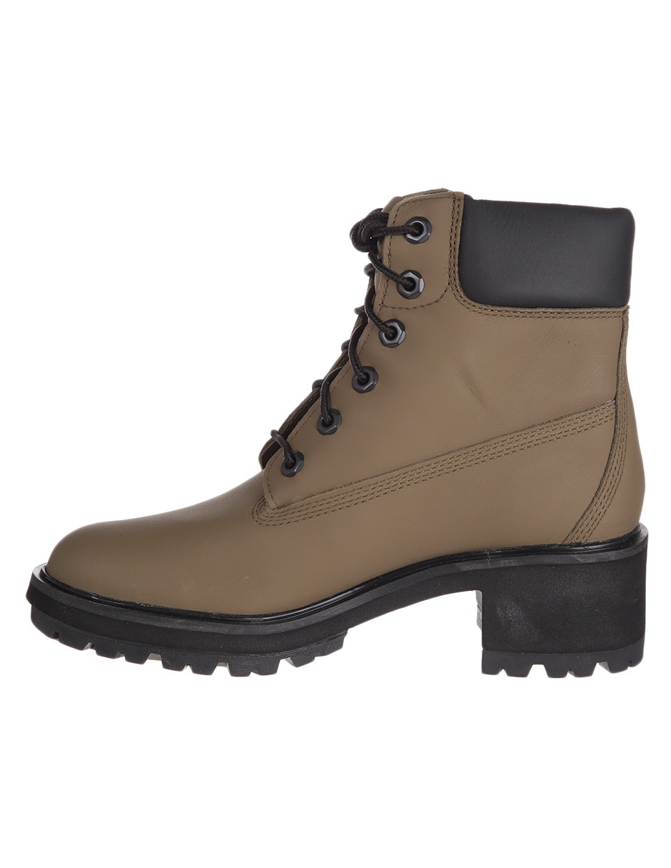 Bota arriba del tobillo de piel para mujer 4