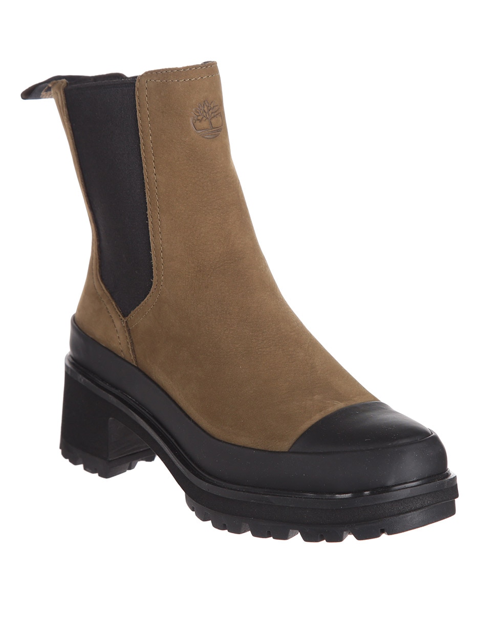 Bota arriba del tobillo de piel para mujer Bota arriba del tobillo de piel para mujer