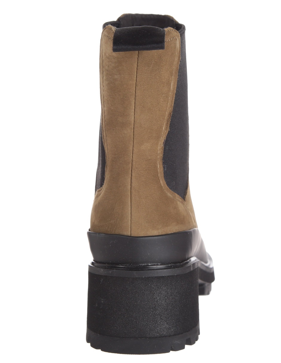 Bota arriba del tobillo de piel para mujer 3