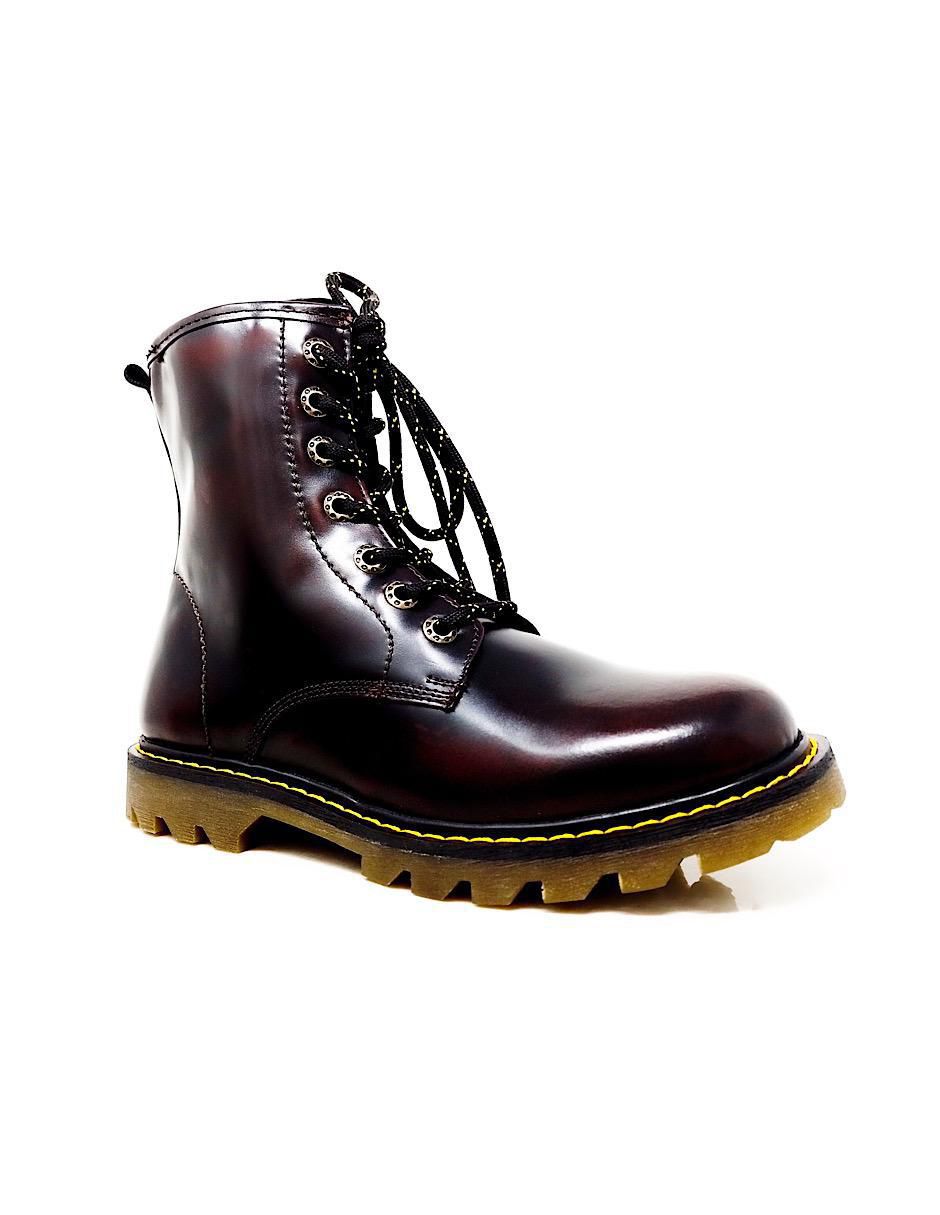 Bota arriba del tobillo de piel para mujer