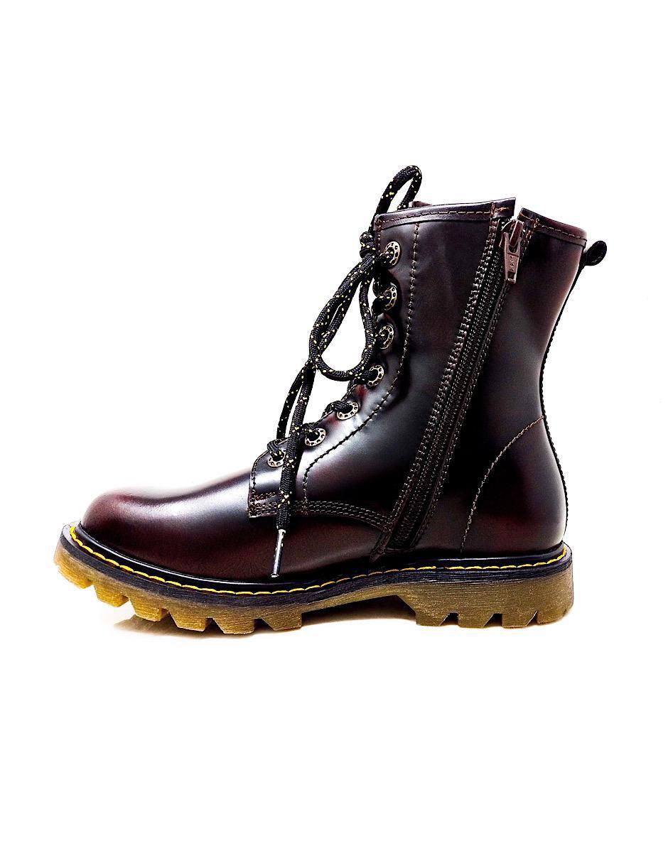 Bota arriba del tobillo de piel para mujer 2