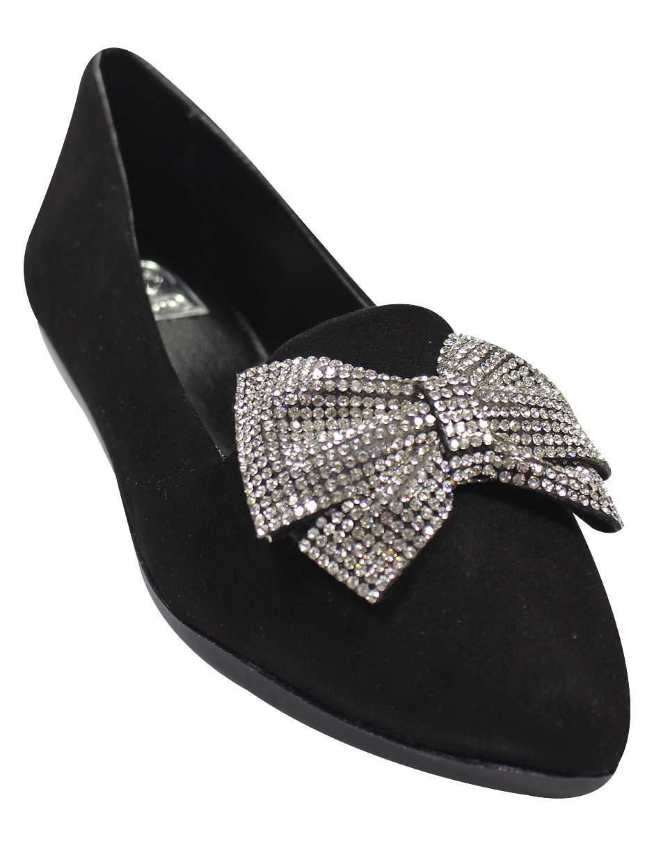 Balerina de gamuza para mujer