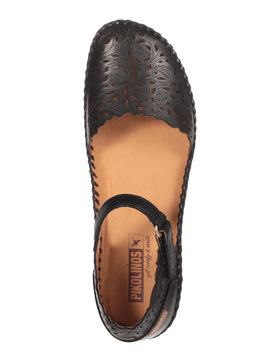 Balerina Vallarta de piel para mujer 2