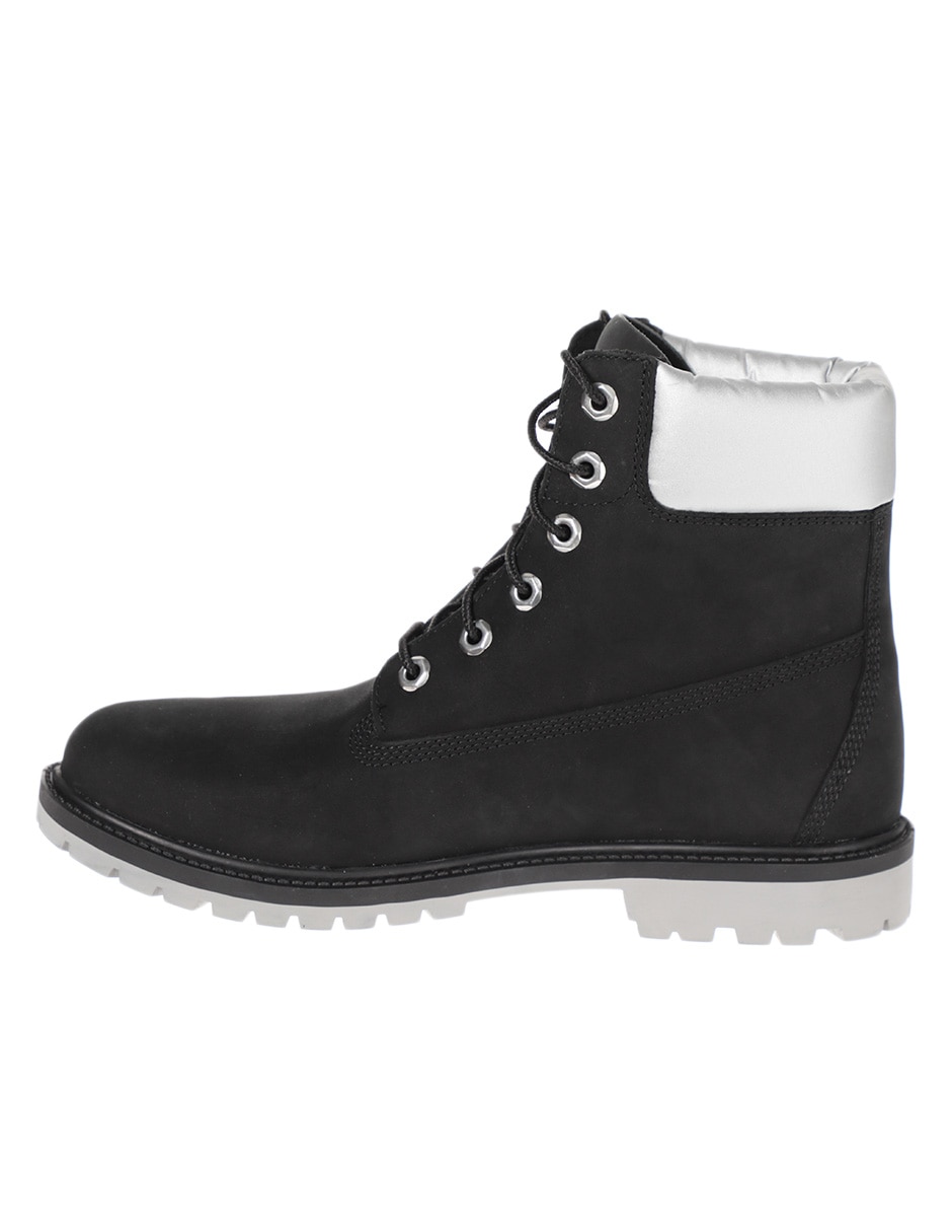 Bota arriba del tobillo de piel para mujer 4