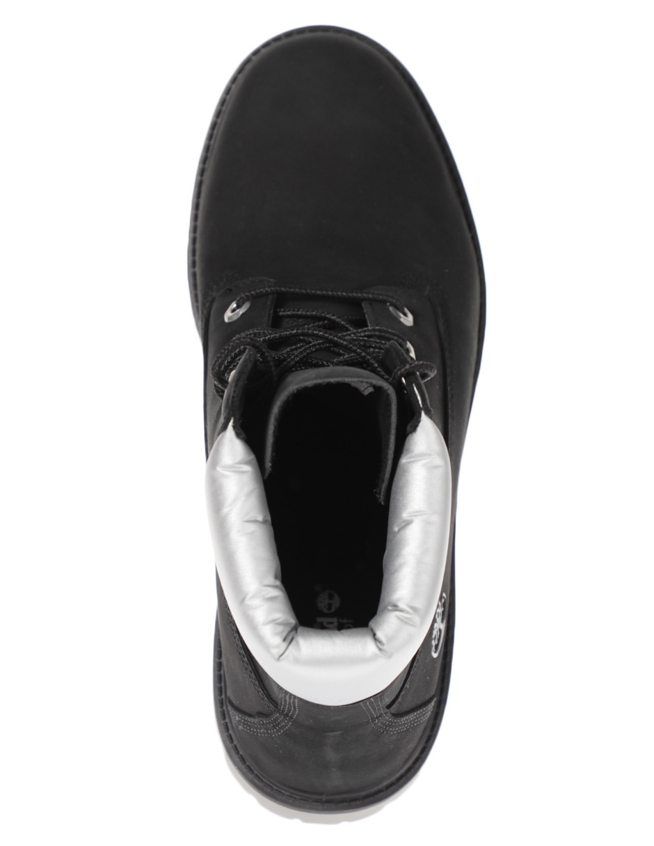Bota arriba del tobillo de piel para mujer 5