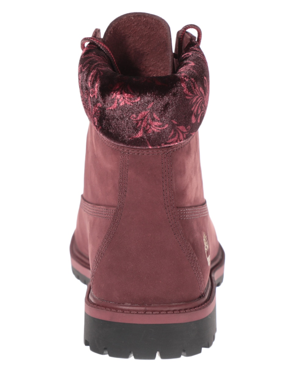 Bota arriba del tobillo de piel para mujer 3