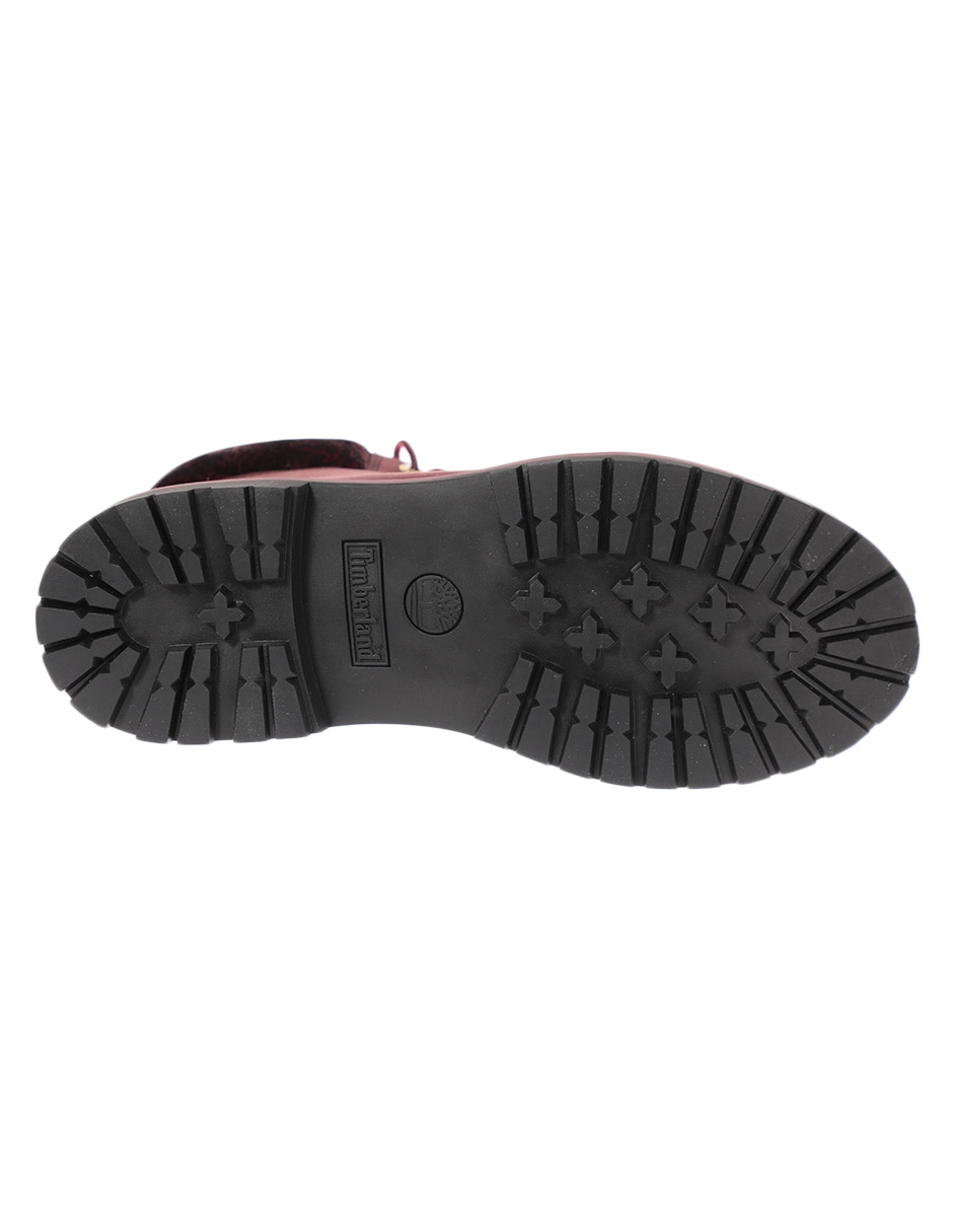 Bota arriba del tobillo de piel para mujer 6