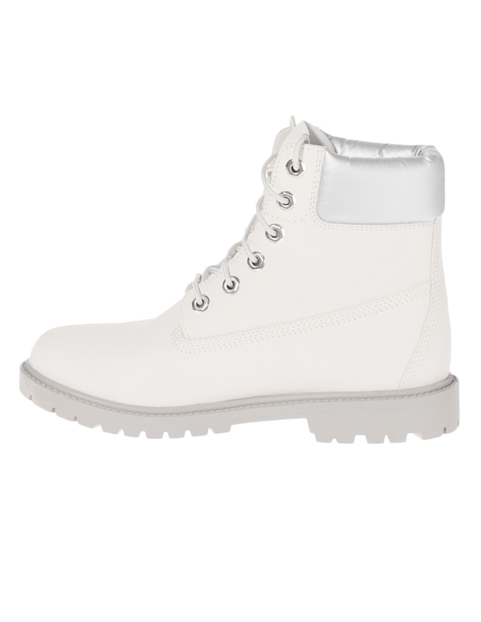 Bota arriba del tobillo de piel para mujer 4