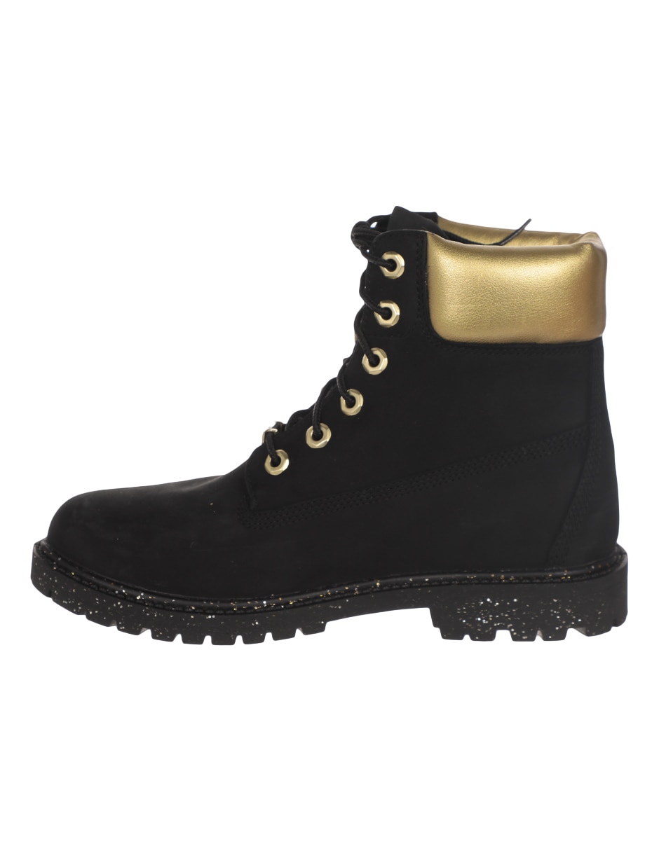 Bota al tobillo de piel para mujer 4