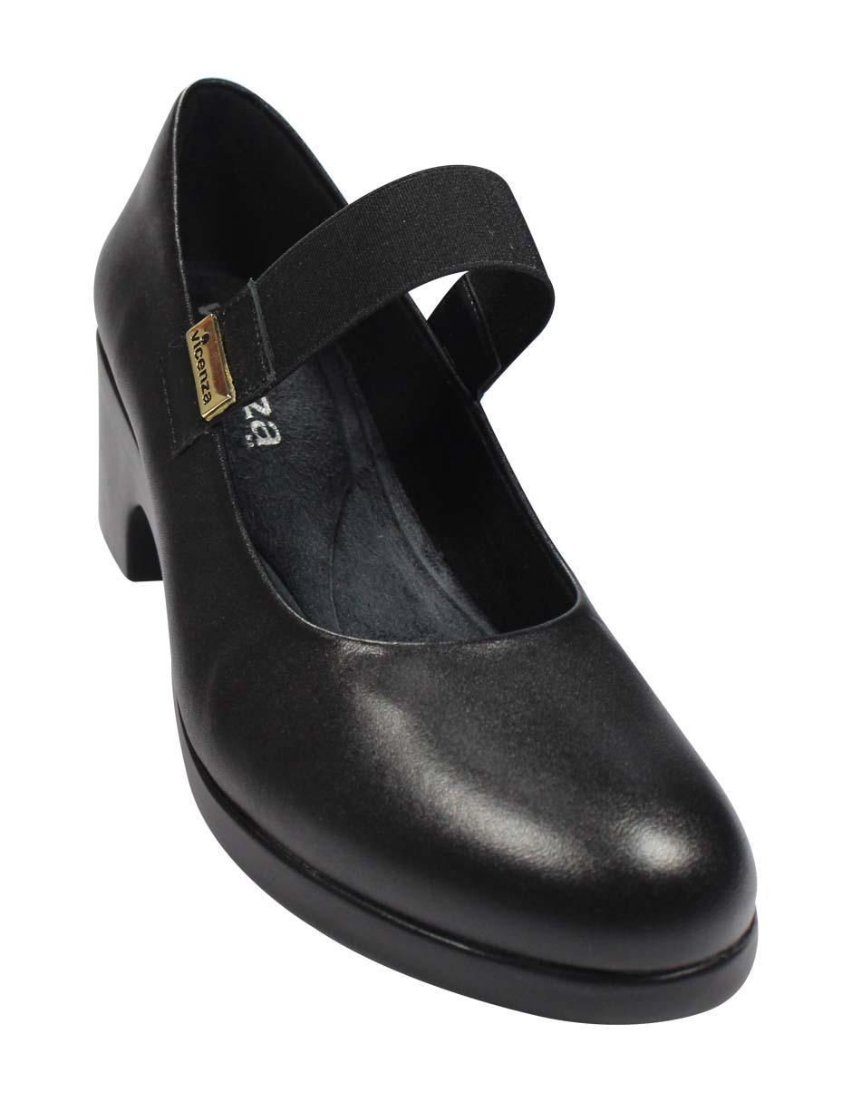 Zapatilla de piel