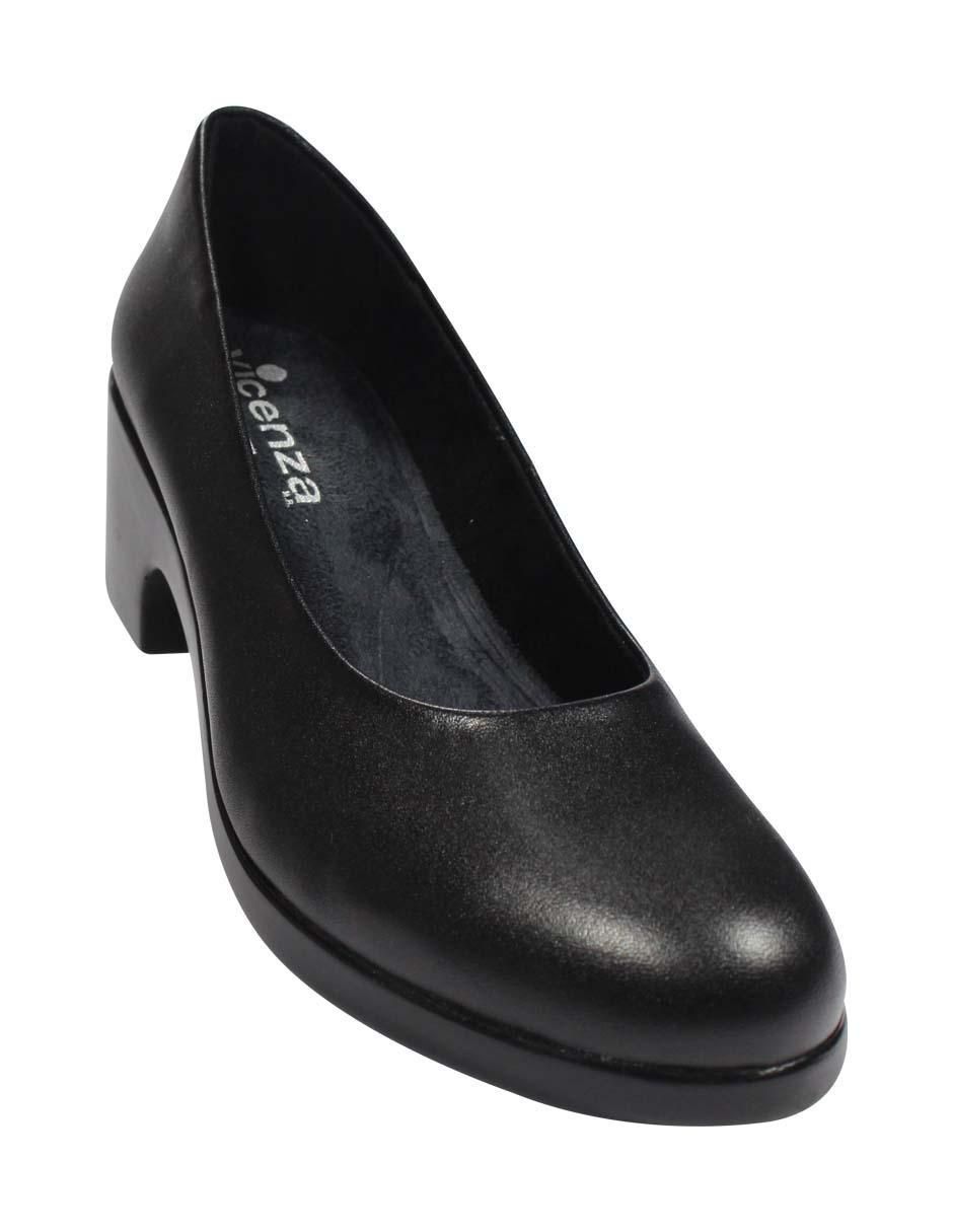 Zapatilla de piel