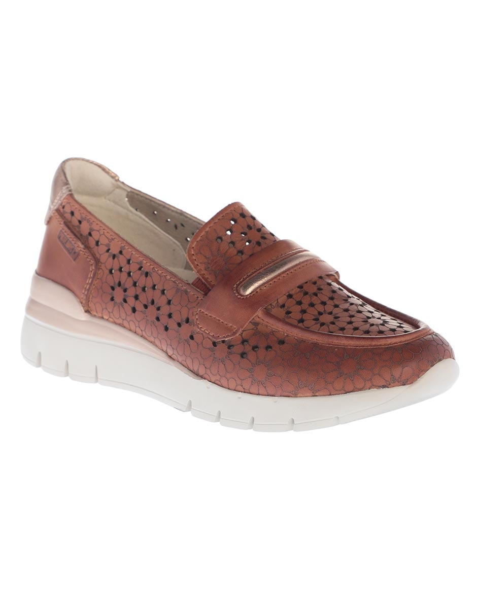 Mocasín Cantabria de piel para mujer