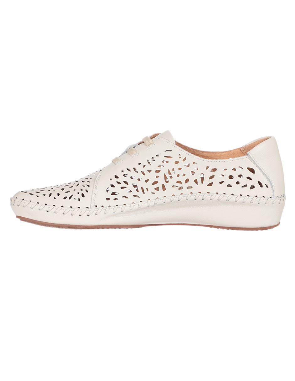 ZAPATO PLANO PIKOLINOS, 27 CM, BEIGE
