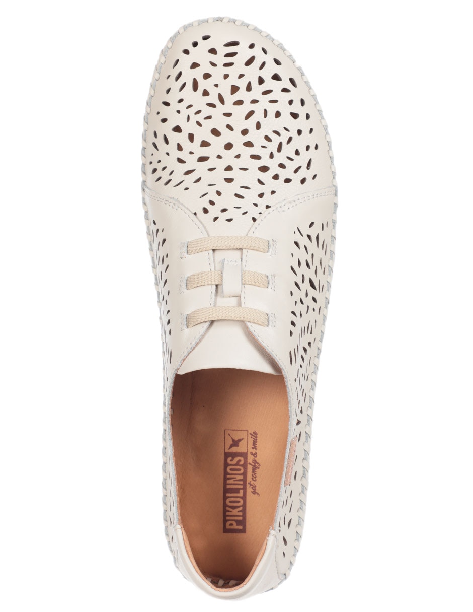 ZAPATO PLANO PIKOLINOS, 27 CM, BEIGE