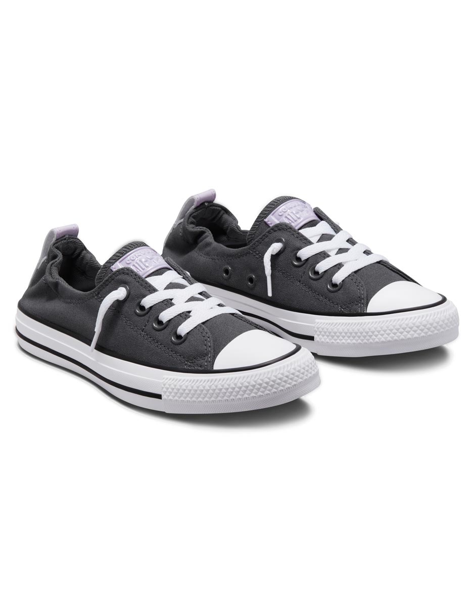 Tenis converse gris mujer hot sale