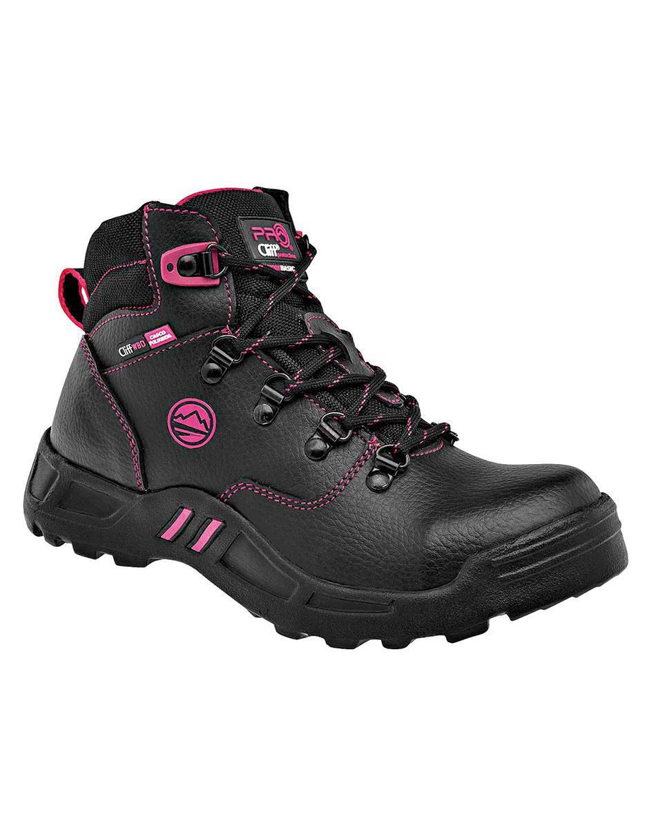 Bota al tobillo de piel para mujer