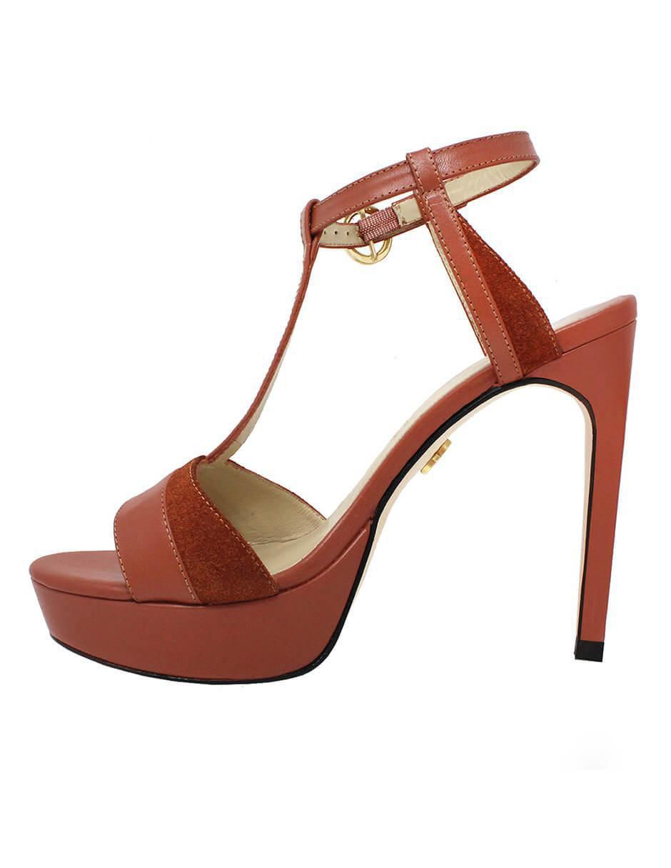 Zapato de plataforma regina romero estampado liso primavera verano 2023 punta redonda