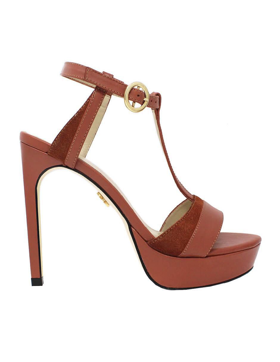 Zapato de plataforma regina romero estampado liso primavera verano 2023 punta redonda