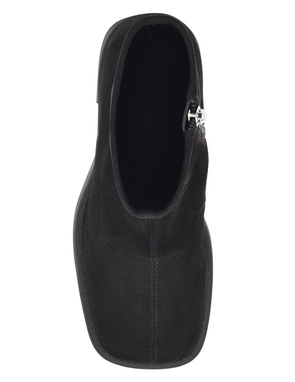 NINE WEST Wyllis Botines Para Mujer, Ante Anaranjado Oscuro