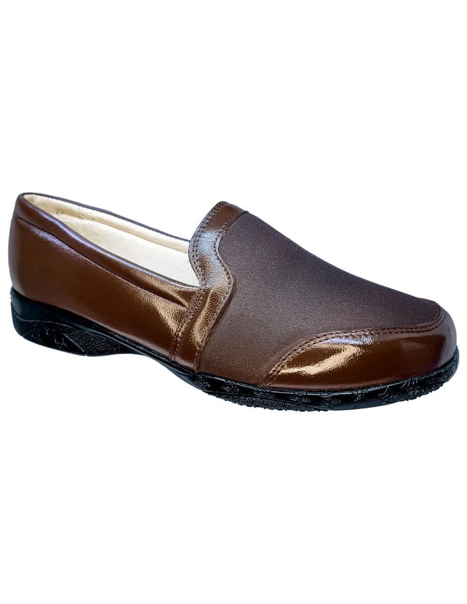 Mocasín de piel para mujer