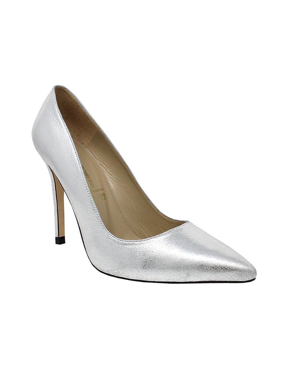Zapatilla de piel