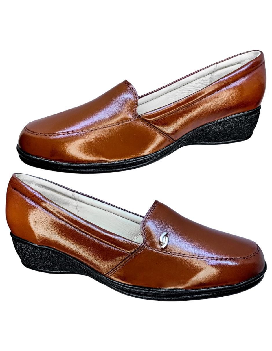 Mocasín de piel para mujer 4
