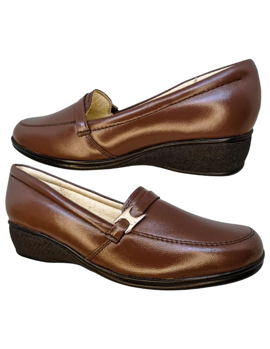 Mocasín de piel para mujer 4