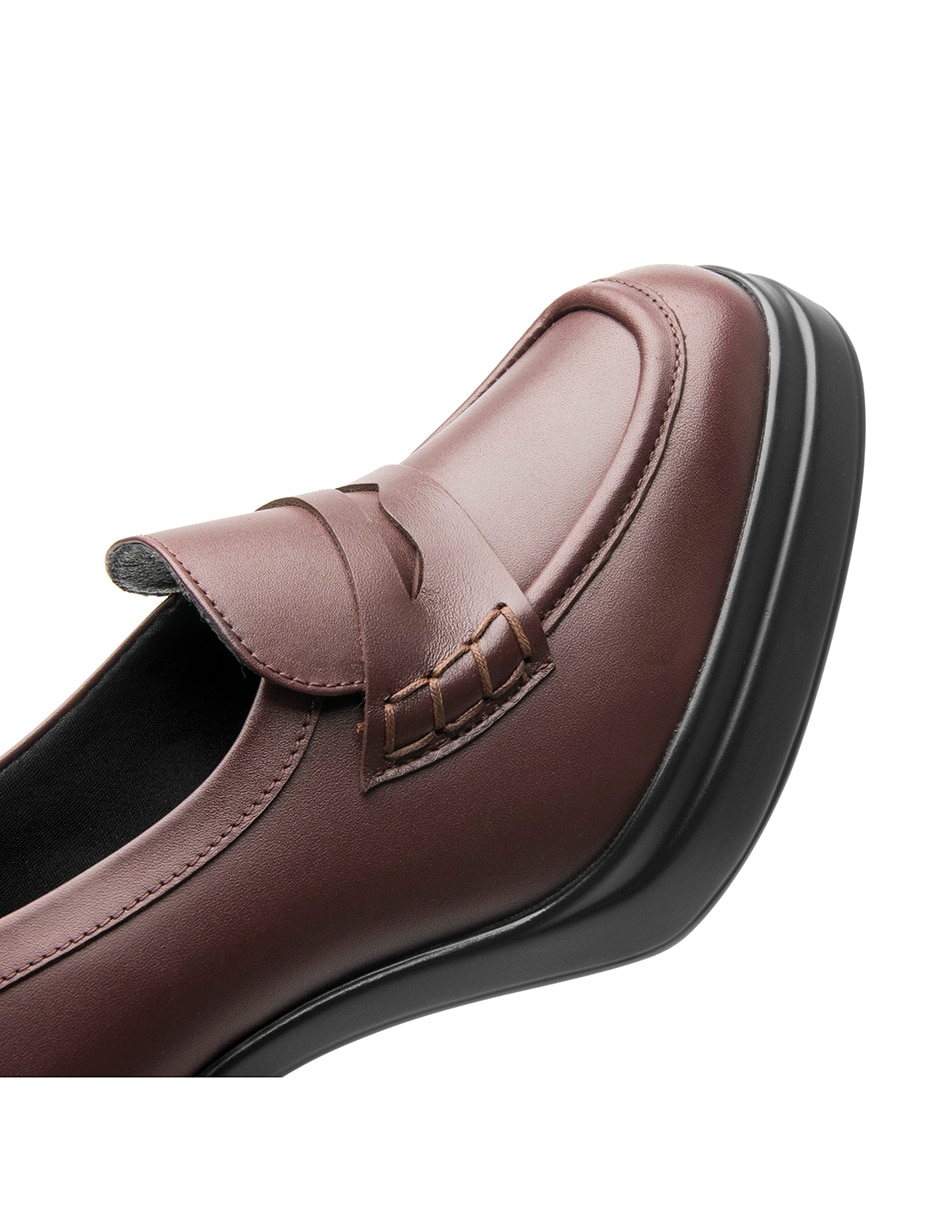 Mocasín de piel para mujer 6