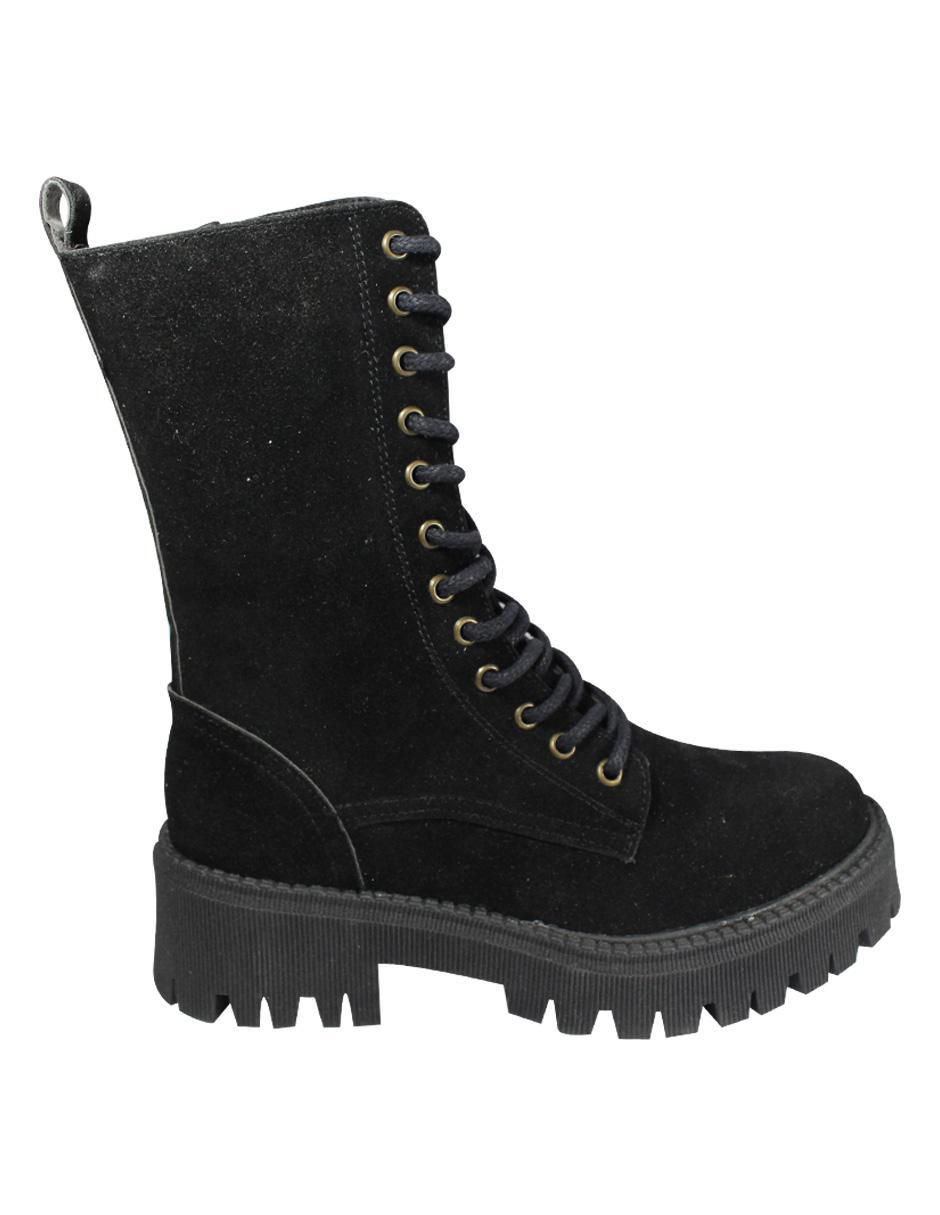 Bota largo leon "de" gamuza "para mujer"