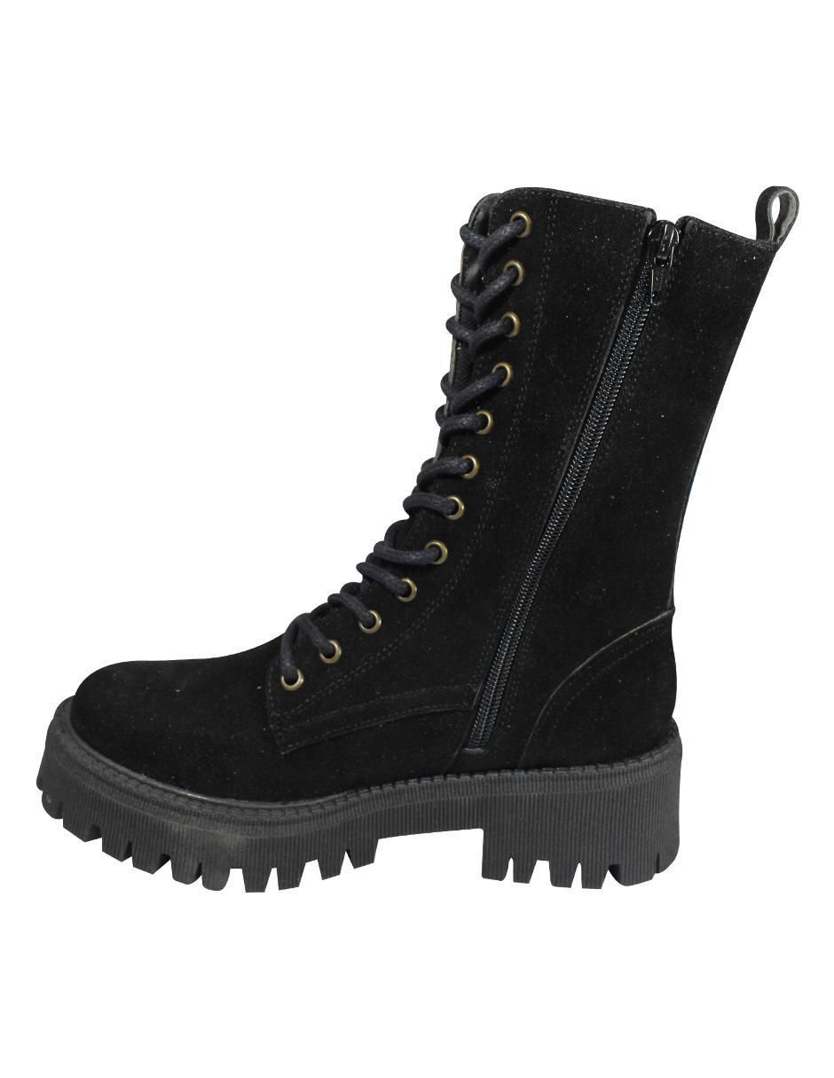 Bota largo leon "de" gamuza "para mujer"