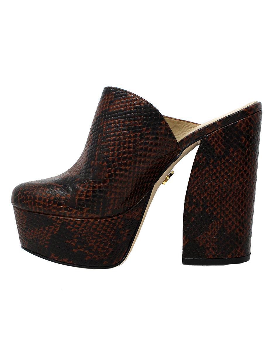 Zapato de plataforma punta redonda 4