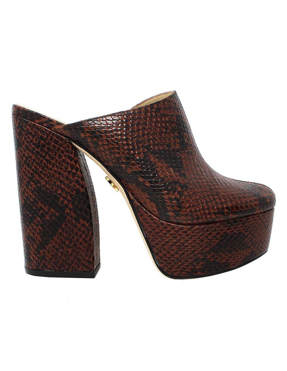 Zapato de plataforma punta redonda 5