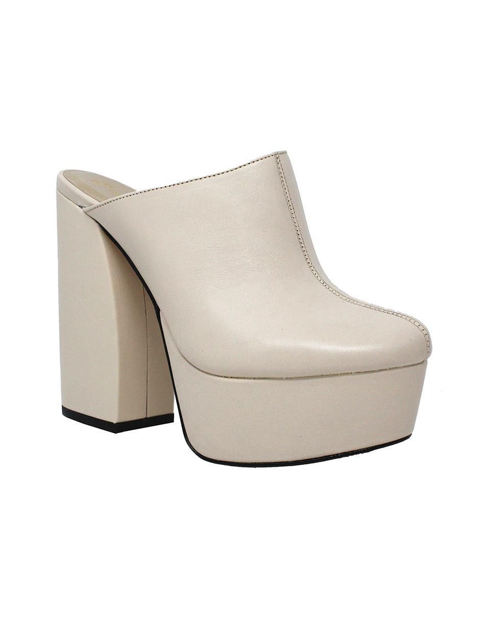 Zapato de plataforma punta redonda