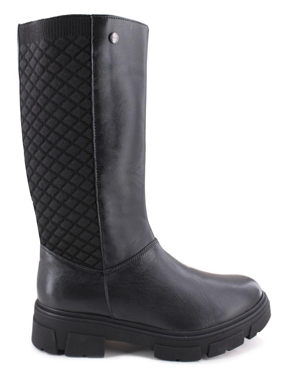 Bota abajo de la rodilla Alhelies de piel para mujer 3