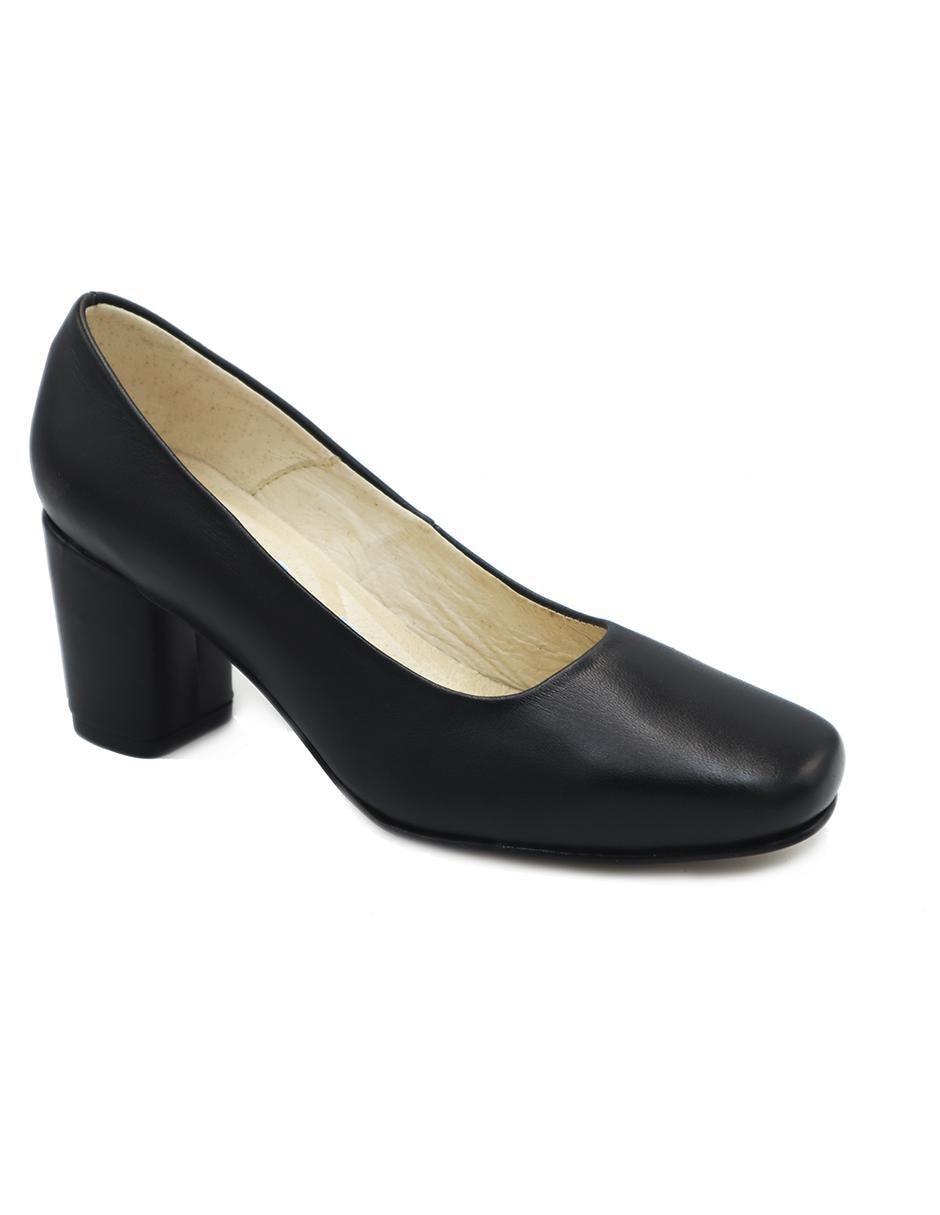 Zapatilla de piel