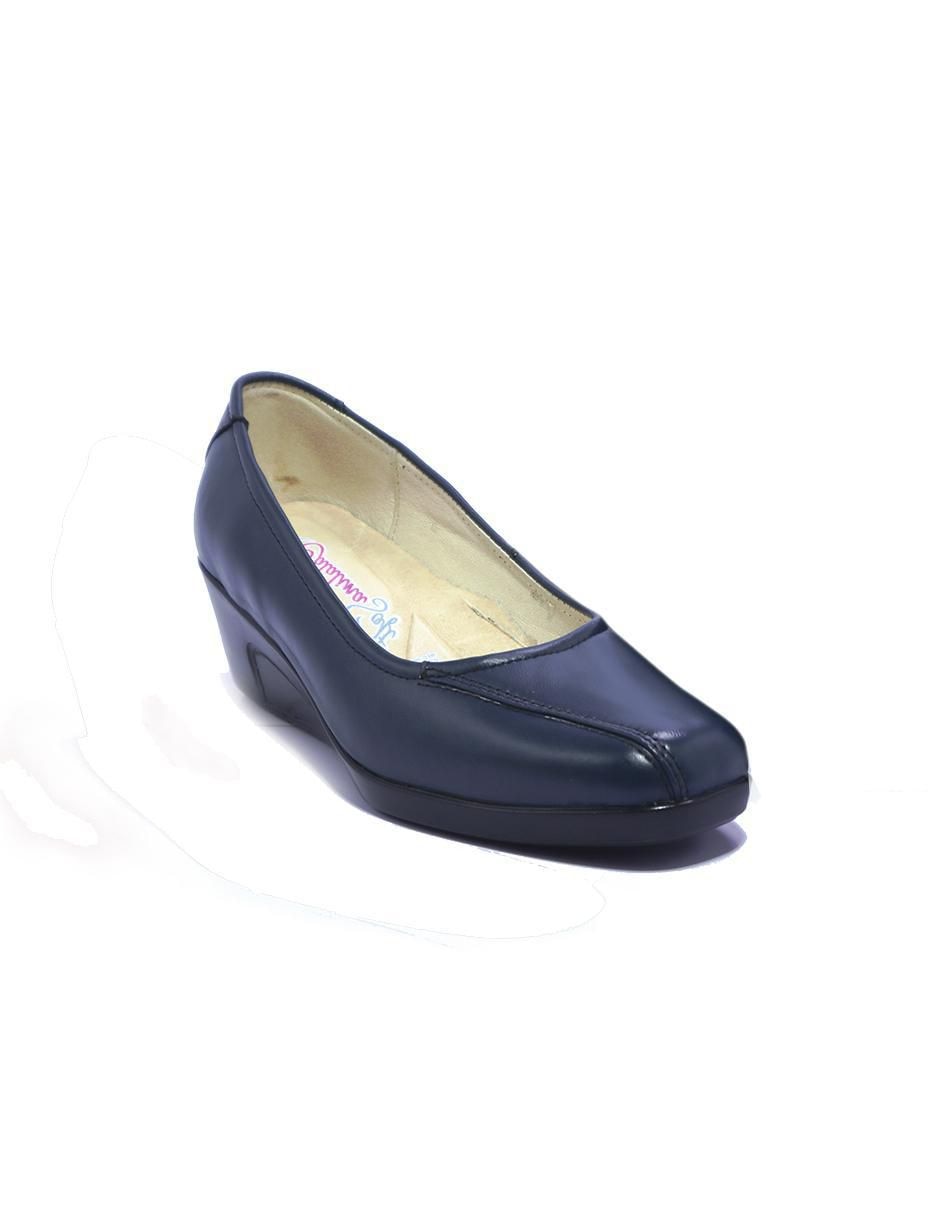Mocasín de piel para mujer