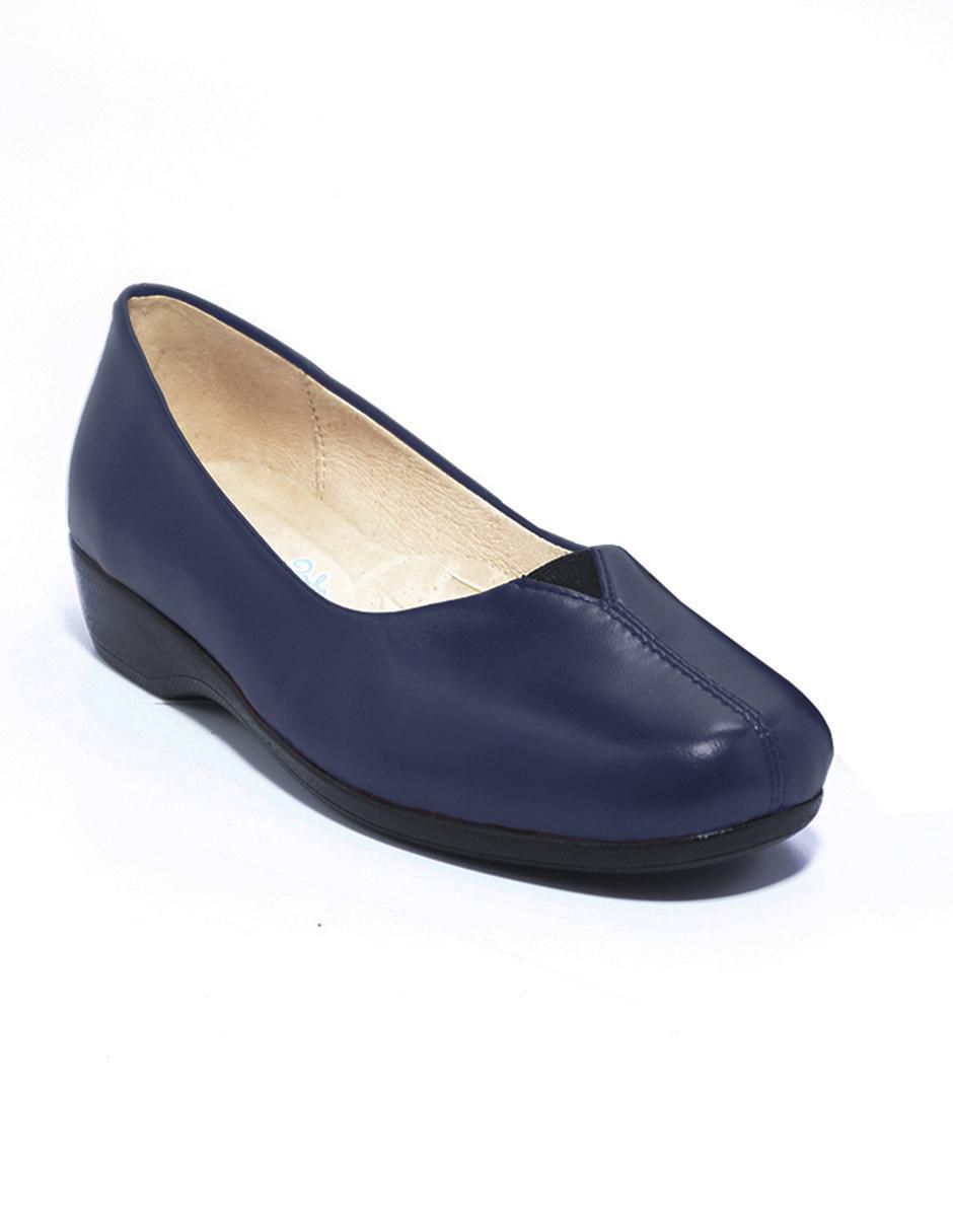 Mocasín de piel para mujer