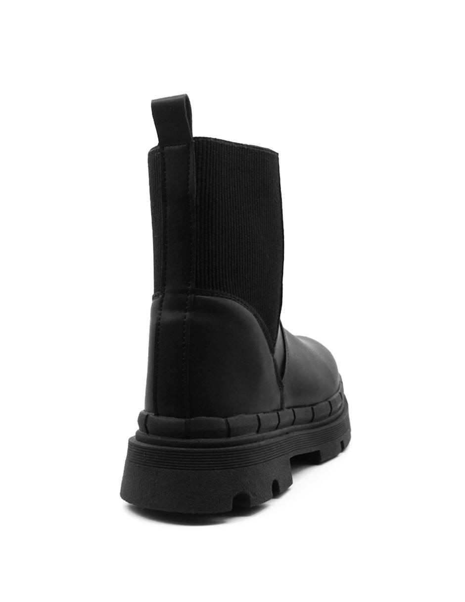 Bota arriba del tobillo de piel para mujer 2