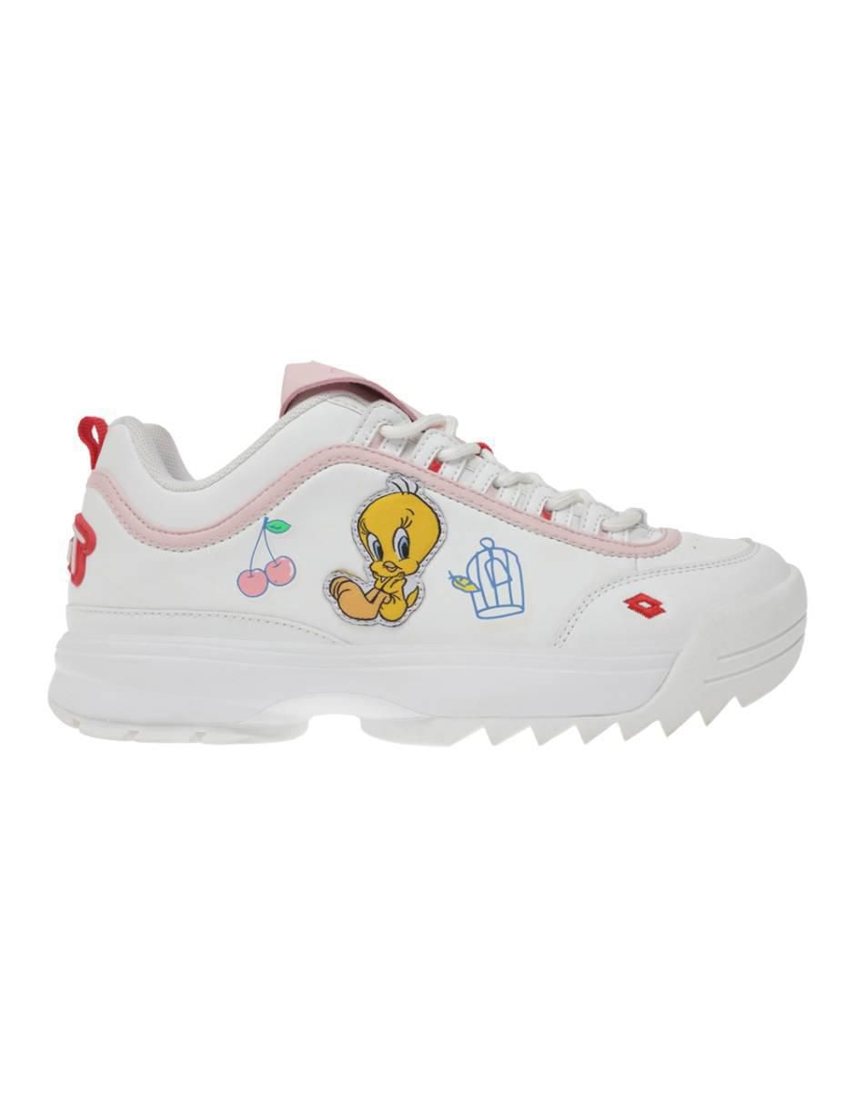 Tenis Wicked Dream Tweetie White para mujer 2