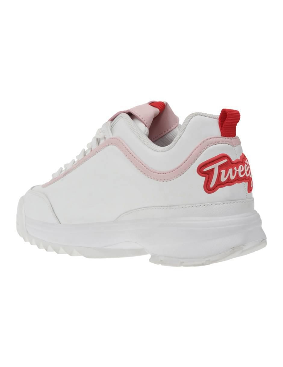 Tenis Wicked Dream Tweetie White para mujer 3