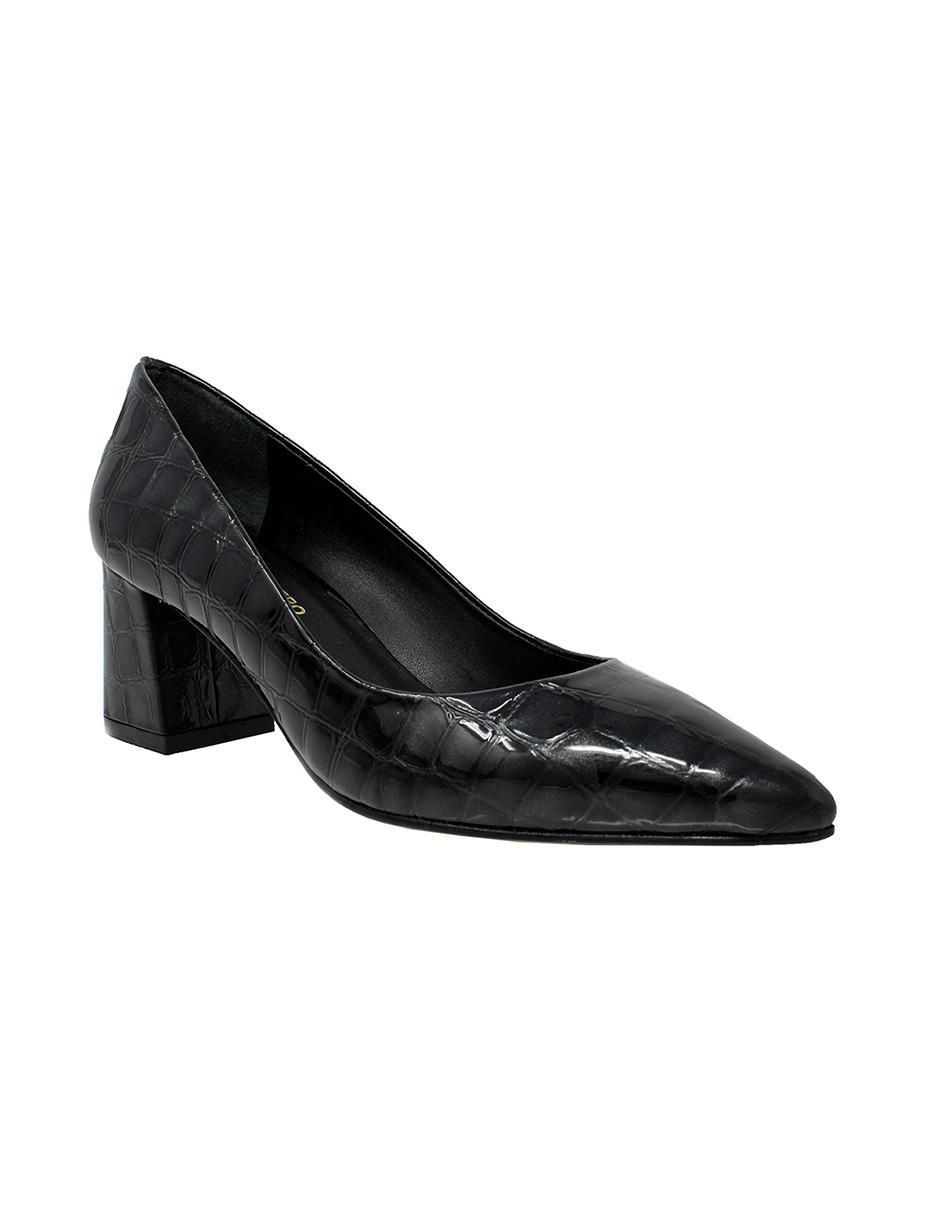 Zapatilla de piel
