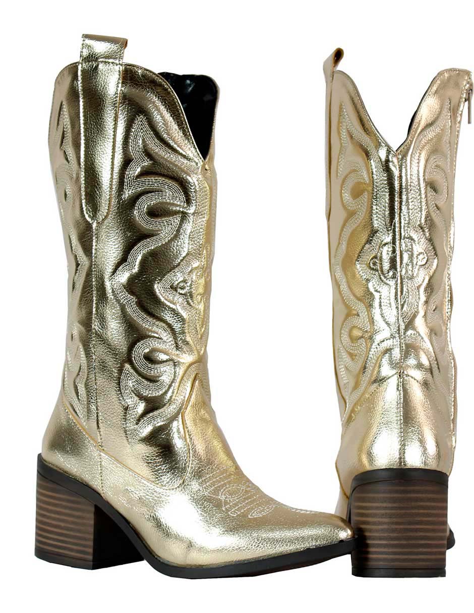 Bota cowboy abajo de la rodilla para mujer 2
