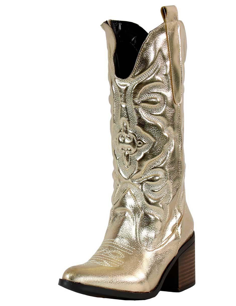 Bota cowboy abajo de la rodilla para mujer 4