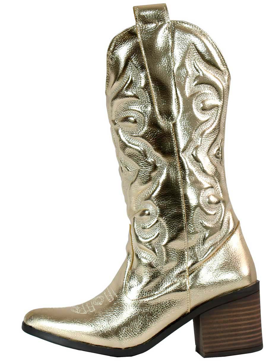 Bota cowboy abajo de la rodilla para mujer 5